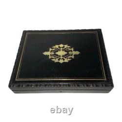 03L6 ANCIENNE BOITE COFFRET A JETONS DE JEU NAPOLEON III FIN XIXe SIECLE 1880