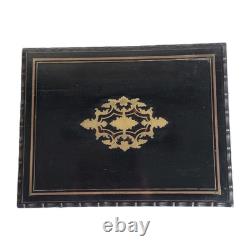 03L6 ANCIENNE BOITE COFFRET A JETONS DE JEU NAPOLEON III FIN XIXe SIECLE 1880