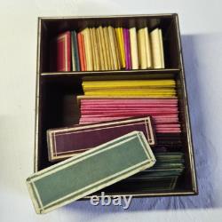 03L6 ANCIENNE BOITE COFFRET A JETONS DE JEU NAPOLEON III FIN XIXe SIECLE 1880