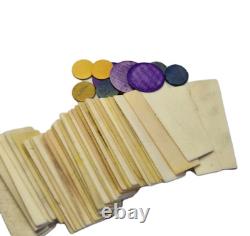 03L6 ANCIENNE BOITE COFFRET A JETONS DE JEU NAPOLEON III FIN XIXe SIECLE 1880