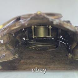 05M33 ANCIENNE HORLOGE EN BRONZE NAPOLEON III XIXe ET SES CANDELABRES 10 FEUX