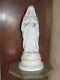 08j20 Ancienne Statue De 45,5 Cm Vierge Marie Biscuit Blanc Napoleon Iii Xixe
