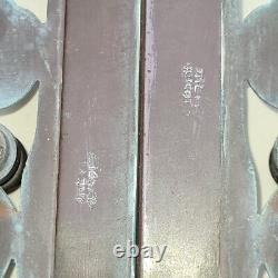 08K13 ANCIENNE GRILLE FACADE DE CHEMINEE EN LAITON AJOURE XIXe SIECLE DECORATION