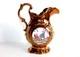 Ancien Pichet Carafe Cruche De Jersey En Faience EmaillÉ Xixe Style Napoleon Iii