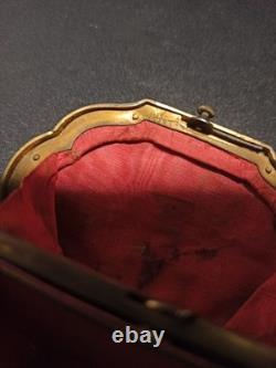 ANCIEN PORTE MONNAIE EN NACRE NAPOLEON III XIX 19 EME Marquer (W Brevette) a mod