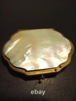 ANCIEN PORTE MONNAIE EN NACRE NAPOLEON III XIX 19 EME Marquer (W Brevette) a mod