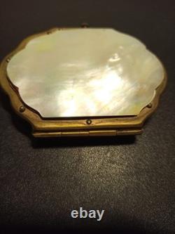 ANCIEN PORTE MONNAIE EN NACRE NAPOLEON III XIX 19 EME Marquer (W Brevette) a mod