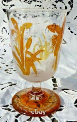 ANCIEN VERRE EN CRISTAL DE BOHÈME GRAVÉ NAPOLÉON III, XIXe