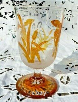 ANCIEN VERRE EN CRISTAL DE BOHÈME GRAVÉ NAPOLÉON III, XIXe