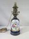 Ancienne Jolie Lampe Petrole Porcelaine Bayeux Valentine Xix ème Napoleon Iii