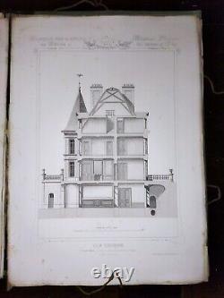 ARCHITECTURE PRIVÉE NAPOLÉON III MAISONS XIX PARIS IIIièm TOME CÉSAR DALY 1864