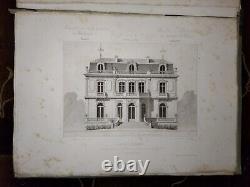 ARCHITECTURE PRIVÉE NAPOLÉON III MAISONS XIX PARIS IIIièm TOME CÉSAR DALY 1864