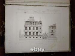 ARCHITECTURE PRIVÉE NAPOLÉON III MAISONS XIX PARIS IIIièm TOME CÉSAR DALY 1864