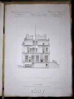 ARCHITECTURE PRIVÉE NAPOLÉON III MAISONS XIX PARIS IIIièm TOME CÉSAR DALY 1864