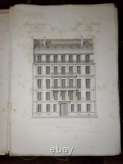 ARCHITECTURE PRIVÉE NAPOLÉON III MAISONS XIX PARIS IIièm TOME CÉSAR DALY 1864