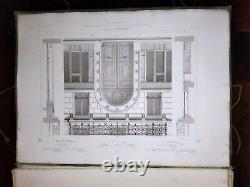 ARCHITECTURE PRIVÉE NAPOLÉON III MAISONS XIX PARIS IIièm TOME CÉSAR DALY 1864