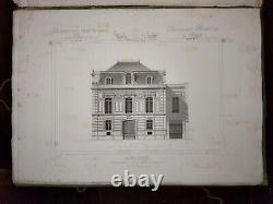 ARCHITECTURE PRIVÉE NAPOLÉON III MAISONS XIX PARIS TOME Ier CÉSAR DALY 1864