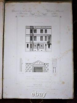 ARCHITECTURE PRIVÉE NAPOLÉON III MAISONS XIX PARIS TOME Ier CÉSAR DALY 1864