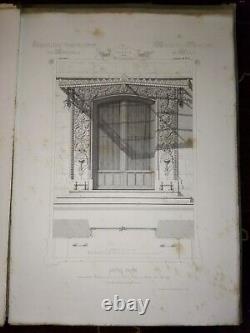 ARCHITECTURE PRIVÉE NAPOLÉON III MAISONS XIX PARIS TOME Ier CÉSAR DALY 1864