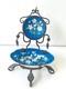 Ancien Baguier Porte Montre à Gousset Xix Eme Napoléon Iii Faience