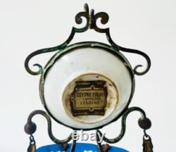 Ancien Baguier porte montre à gousset XIX eme Napoléon III faience