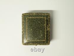 Ancien Coffret intaille style antique Rome montée or pour gousset XIXe siècle