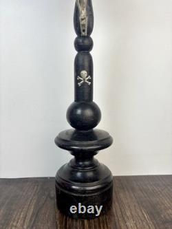 Ancien Crucifix d'autel (42 cm) Napoléon III. XIXe siècle. Cabinet de Curiosités