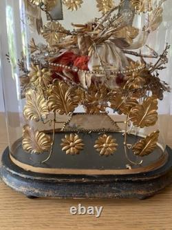 Ancien Globe De Mariée XIX Napoléon III