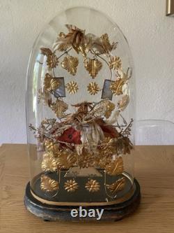 Ancien Globe De Mariée XIX Napoléon III