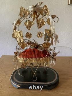 Ancien Globe De Mariée XIX Napoléon III