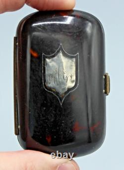 Ancien Porte Monnaie En Ecaille Napoleon III XIX 19 Eme