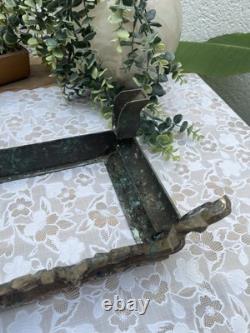 Ancien Support Base de Jardinière en Bronze Style Napoléon III 48 cm XIX ème