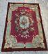 Ancien Tapis Daubusson Xix Eme /tapisserie / Decor Floral Napoléon Iii