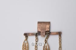 Ancien bracelet camée agate et pomponne XIX ème siècle Napoléon III