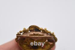Ancien bracelet camée agate et pomponne XIX ème siècle Napoléon III