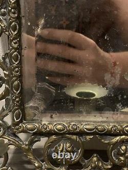 Ancien miroir chandelier cariatide XIX eme