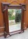 Ancien Miroir Laqué Marron Epoque Et Style Napoléon Iii Fin Xixe S. 72 X 51