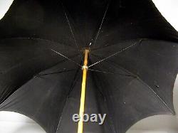 Ancien parapluie à manche amovible du XIXe