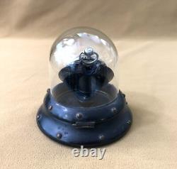 Ancien porte montre à gousset en bois NAPOLEON 3 sous globe en verre XIX 19ème