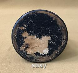 Ancien porte montre à gousset en bois NAPOLEON 3 sous globe en verre XIX 19ème