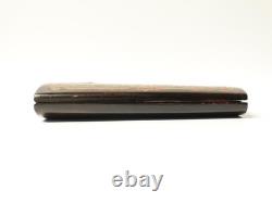 Ancien rare Etui Boîte de couture Boulle NIII marqueterie écaille et cuivre XIXe