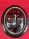 Ancien Reliquaire Christ Angelots Verre Bomb&eacute; Cadre Napol&eacute;on Iii Xixe