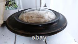 Ancien reliquaire Napoléon III XIXe signé avec bénitier en coquillage véritable Ancien reliquaire Napoléon III XIXe signé avec bénitier en coquillage véritable