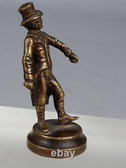 Ancien sceau à cacheter bronze XIXe siècle non chiffré Bel état B792