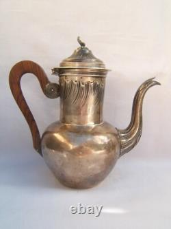 Ancien service égoiste a café miniature XIX argent minerve 450 grs Napoléon III