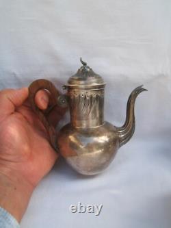 Ancien service égoiste a café miniature XIX argent minerve 450 grs Napoléon III