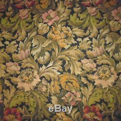 Ancien tenture rideau chateau french fabric tapisserie Napoleon 3 XIXe 350x184