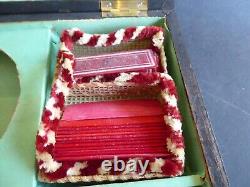 Ancienne Boite A Jeux Jetons Napoleon III XIX Eme Antique Gaming Game Box