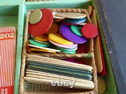 Ancienne Boite A Jeux Jetons Napoleon III XIX Eme Antique Gaming Game Box