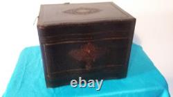 Ancienne Cave A Liqueur XIX Napoleon III Marquetterie Boulle Decoration A Rest